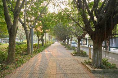 kaldırım Longgang bölgesinde