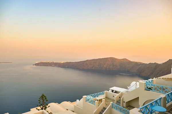 Isola di Santorini al mattino — Foto Stock