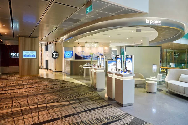 La Prairie en el aeropuerto de Singapur Changi — Foto de Stock