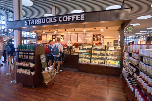 Κατάστημα Starbucks καφέ — Φωτογραφία Αρχείου