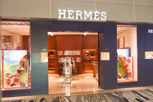 Магазин Hermes в Сингапуре — стоковое фото