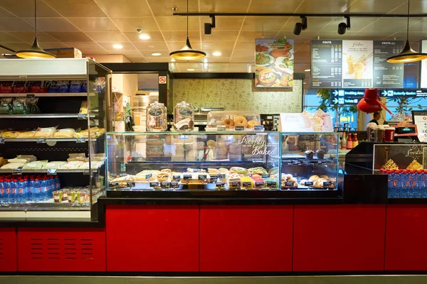 Costa Coffee all'aeroporto di Singapore Changi — Foto Stock