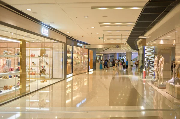 Interior do shopping de Hong Kong — Fotografia de Stock