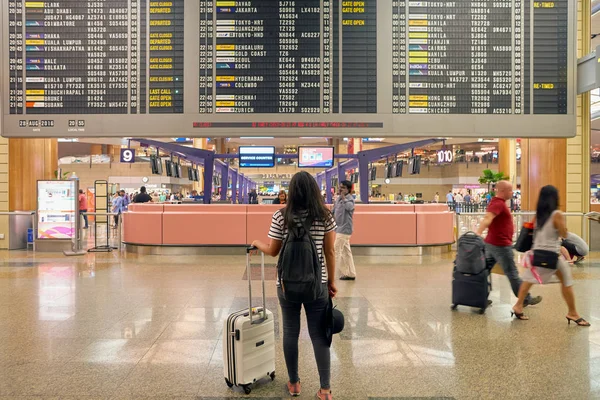 Flughafen singapore changi — Stockfoto