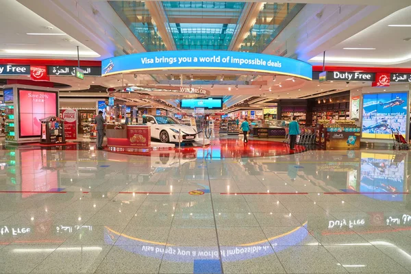 Dubai Internationaler Flughafen zollfreie Zone — Stockfoto