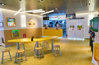 Mcdonald's Restoran içinde.