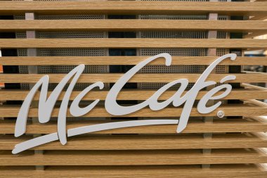 McCafe işareti, yakın çekim