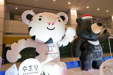Soohorang ve Bandabi maskotlar