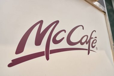 McCafe işareti, yakın çekim