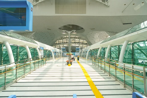 Maglev stationen plattform — Stockfoto