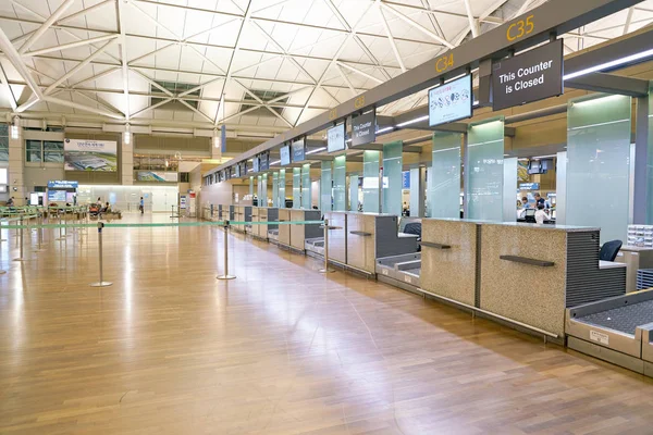 Mezinárodní letiště Incheon, odbavovací hale — Stock fotografie