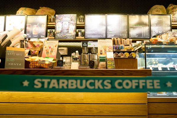 Firma Starbucks. Starbucks Corporation — Foto de Stock