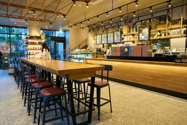 Innen Starbucks in seoul — Stockfoto