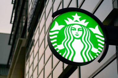 bir Starbucks Seul işareti