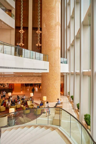 Four Seasons Lobby Hotel Hong Kong — Foto de Stock