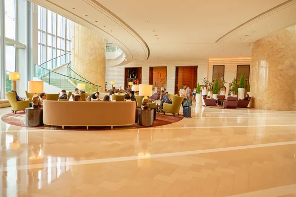 Four Seasons Hotel Hong Kong Lobby — Zdjęcie stockowe