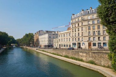 Paris, Fransa - Eylül, 2014 yaklaşık: Paris kentsel peyzaj.