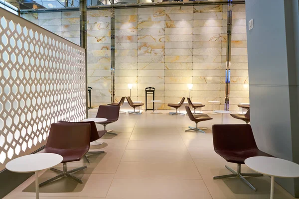 Doha Qatar Circa June 2017 Lounge Hamad International Airport Doha — Stock Photo, Image