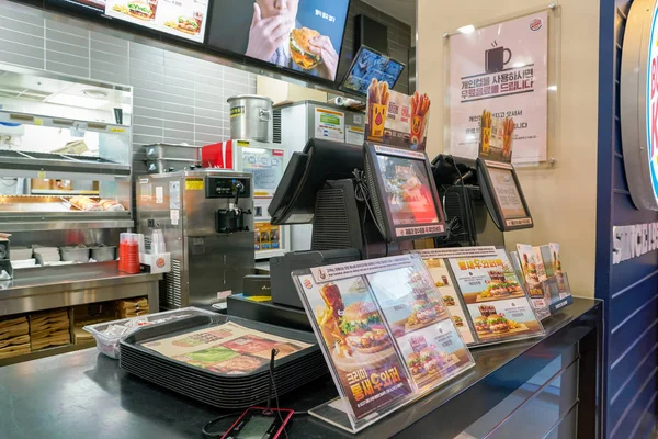 Сеул Південна Корея Circa Травня 2017 Року Burger King Сеулі — стокове фото