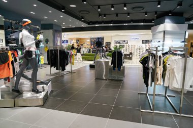 South Korea, Busan - Mayıs, 2017 yaklaşık: mağaza, Lotte mağazada Busan içinde