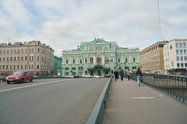 Rusya, Saint Petersburg - Ekim, 2017 yaklaşık: Saint Petersburg kentsel peyzaj, gündüz