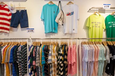 South Korea, Busan - Mayıs, 2017 yaklaşık: mağaza, Lotte mağazada Busan içinde