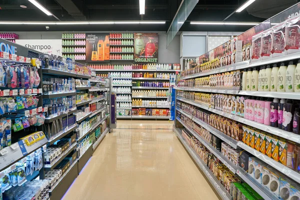 Zuid Korea Busan Mei 2017 Binnenkant Van Lotte Mart Busan — Stockfoto