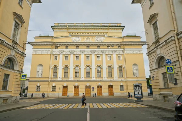 Rusya Saint Petersburg Eylül 2017 Yaklaşık Saint Petersburg Alexandrinsky Tiyatrosu — Stok fotoğraf