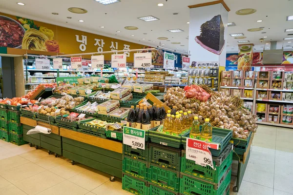 釜山のスーパーの韓国 2017 — ストック写真