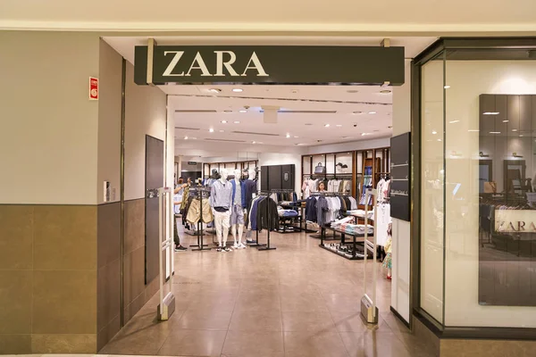Corea Del Sur Busan Mayo 2017 Dentro Tienda Zara Lotte — Foto de Stock