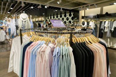 South Korea, Busan - 28 Mayıs 2017: Inside Mixxo mağaza, Lotte mağazası