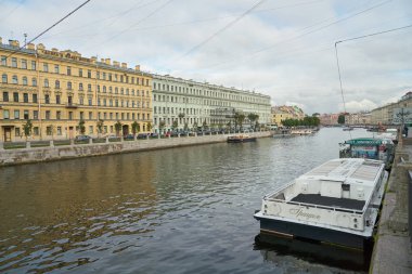 Rusya, Saint Petersburg - Ekim, 2017 yaklaşık: Saint Petersburg kentsel peyzaj, gündüz
