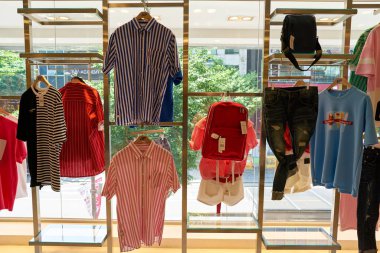 South Korea, Busan - Mayıs, 2017 yaklaşık: mağaza, Lotte mağazada Busan içinde