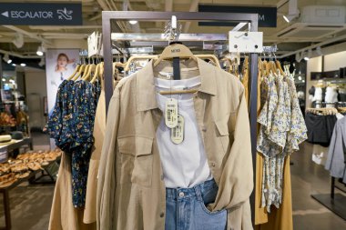 South Korea, Busan - 28 Mayıs 2017: Inside Mixxo mağaza, Lotte mağazası