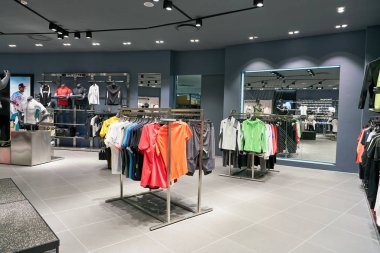 South Korea, Busan - Mayıs, 2017 yaklaşık: mağaza, Lotte mağazada Busan içinde