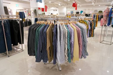 South Korea, Busan - Mayıs, 2017 yaklaşık: mağaza, Lotte mağazada Busan içinde