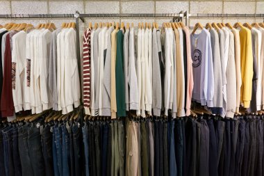 South Korea, Busan - Mayıs, 2017 yaklaşık: mağaza, Lotte mağazada Busan içinde