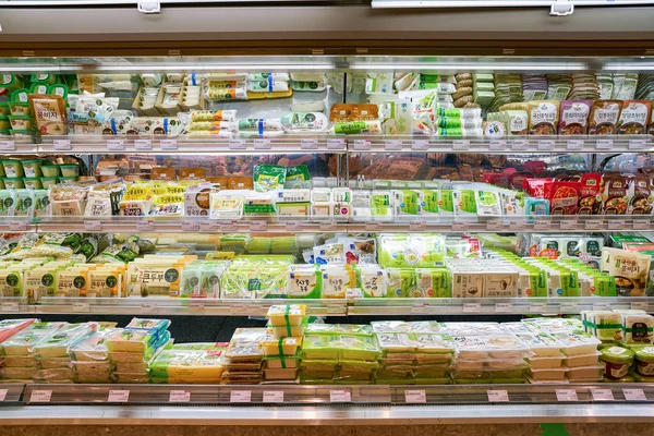 Südkorea Busan Mai 2017 Supermarkt Kaufhaus Lotte Busan — Stockfoto