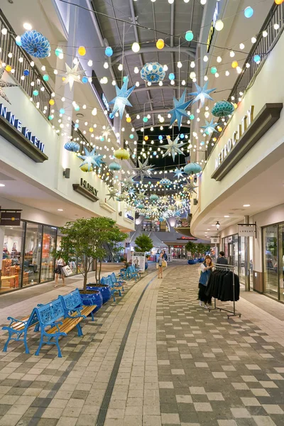 Corea Del Sur Busan Mayo 2017 Decoraciones Centro Comercial Lotte — Foto de Stock