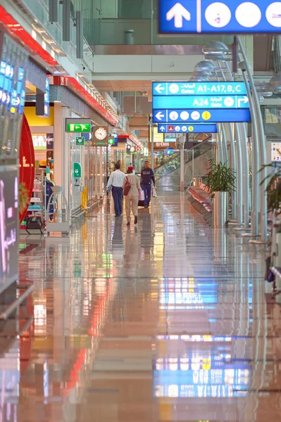 Emirados Árabes Unidos Dubai Circa November 2015 Dentro Aeroporto Internacional — Fotografia de Stock