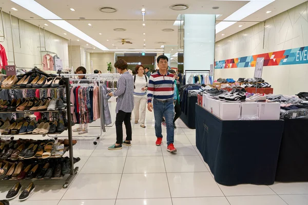 Coréia Sul Busão Maio 2017 Loja Roupas Lotte Department Store — Fotografia de Stock