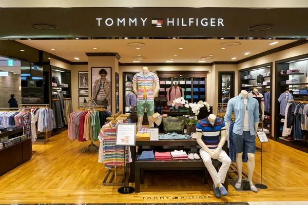 South Korea Busan May 2017 Tommy Hilfiger Store Lotte Department — Stock Photo, Image