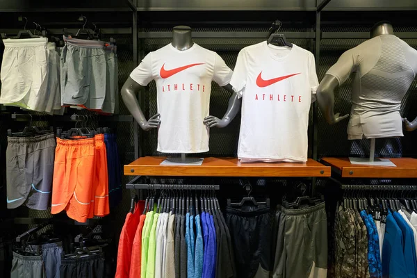 Jižní Korea Pusan Května 2017 Nike Skladovat Lotte Mall Pusan — Stock fotografie