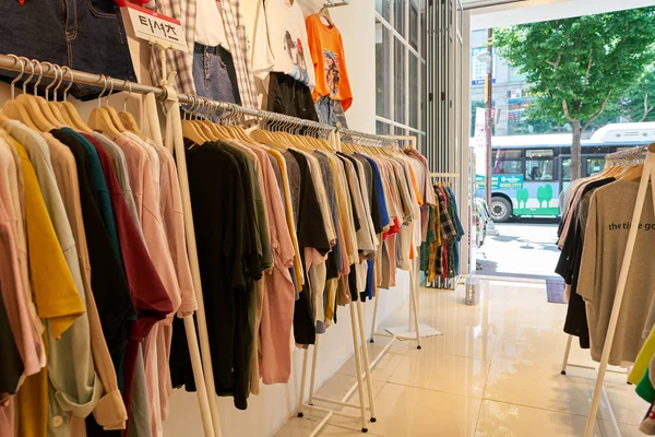 Corea Del Sur Busan Circa Mayo 2017 Dentro Tienda Lotte — Foto de Stock