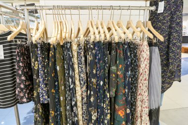 South Korea, Busan - 28 Mayıs 2017: Naning 9 mağaza Lotte mağazası