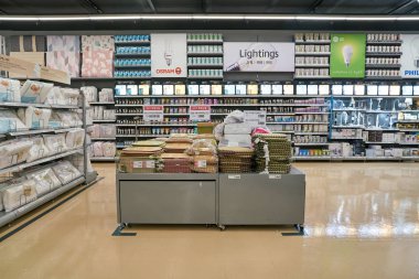 South Korea, Busan - 25 Mayıs 2017: Busan, Lotte Mart içinde