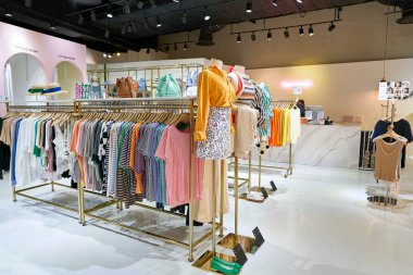 South Korea, Busan - 28 Mayıs 2017: Imvely mağaza, Lotte mağazası