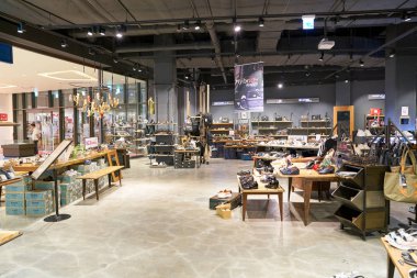 South Korea, Busan - 25 Mayıs 2017: Dodds Busan Lotte çarşıda Alışveriş Merkezi'nde sergilenen