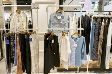 South Korea, Busan - Mayıs, 2017 yaklaşık: mağaza, Lotte mağazada Busan içinde