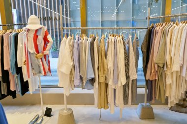 South Korea, Busan - 28 Mayıs 2017: Naning 9 mağaza Lotte mağazası